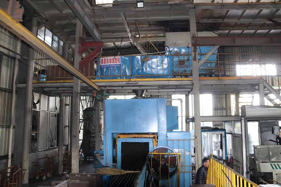 Automatic sand casting molding line