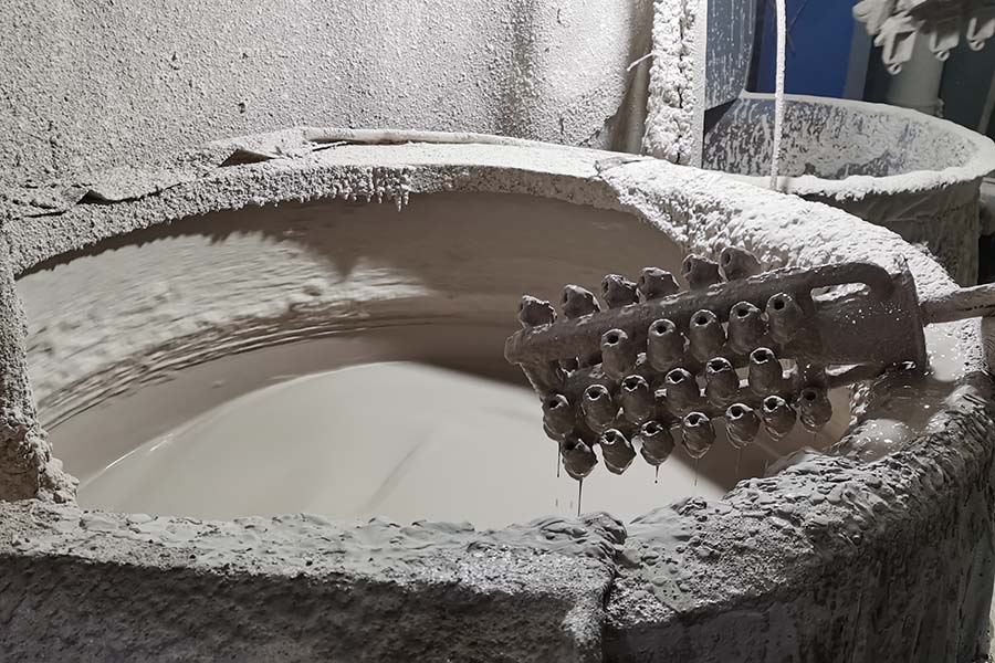shell building for lost wax casting